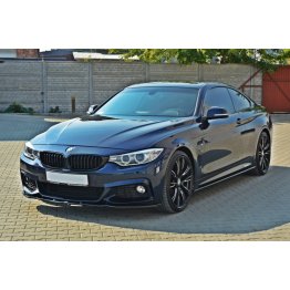 Накладки сплиттеры на пороги на BMW 4 F32 M-Pack